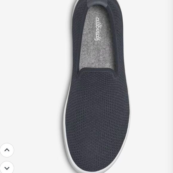 Allbirds Mens Tree Loungers Slip On Sneakers Navy White Size 11 - Picture 2 of 14